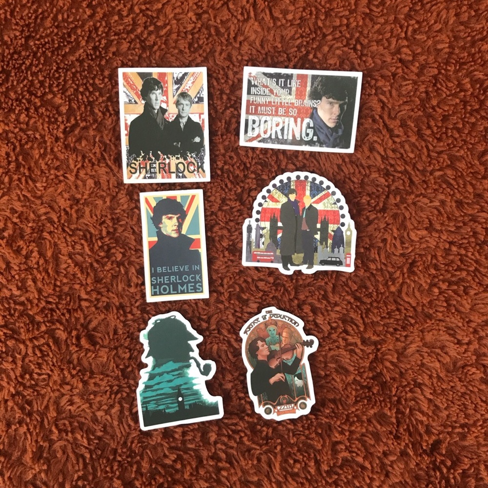 BBC Sherlock Holmes Sticker Pack - Picture 3 of 3
